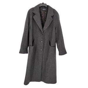 Jofeld by Forstmann VTG womens 14* see measurements Gray wool blend long coat